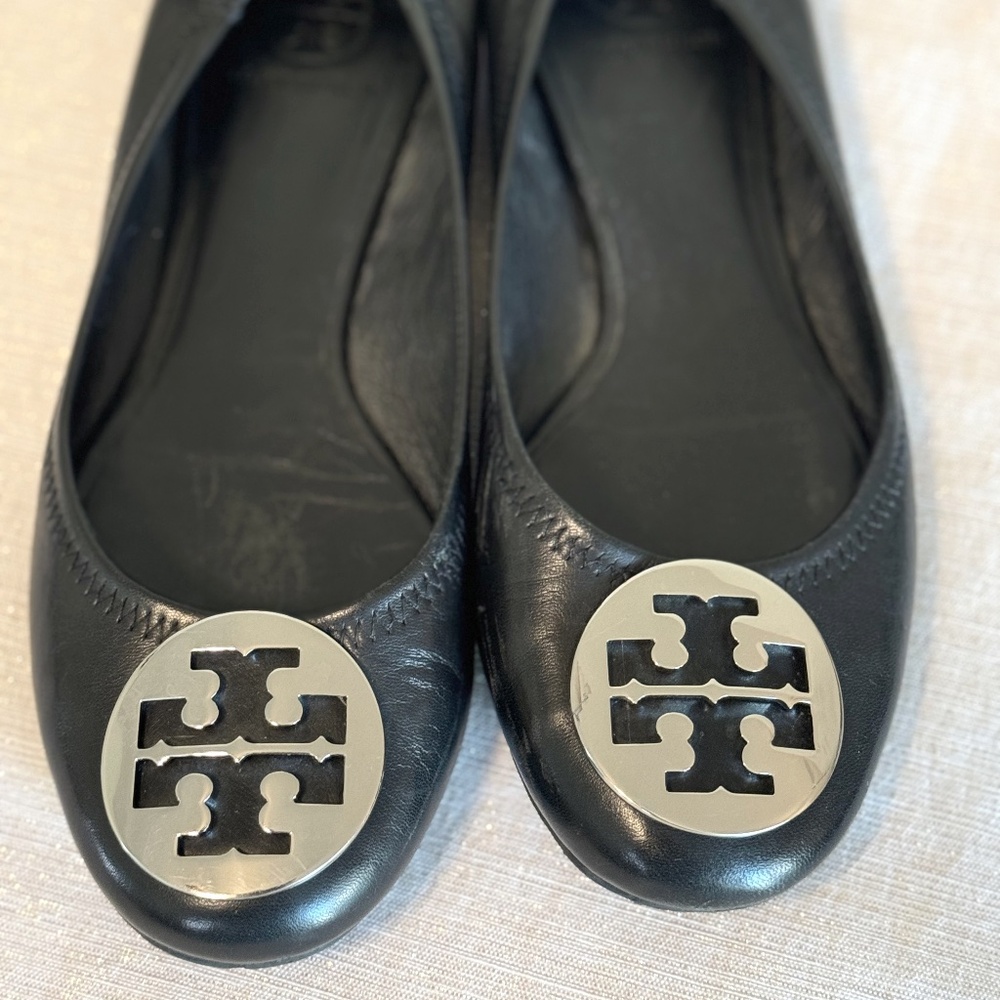 Tory Burch Reva Black Ballet flats - Size 8.5